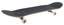 Globe Checked Out 8.0 Complete Skateboard - black/off white - angle