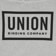 Union Team Hoodie - heather grey - reverse detail