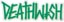 Deathwish Big Deathspray Sticker - green/green