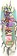 Krooked Gonz Baby Beamer 10.12 Skateboard Deck - seafoam