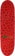 Santa Cruz Ron Whaley 30 Year Giraffe 9.0 VX Everslick Skateboard Deck - top