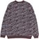 Santa Cruz Creep Repeat Sweater - black currant - reverse