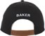 Baker Capital B Snapback Hat - black/brown - reverse
