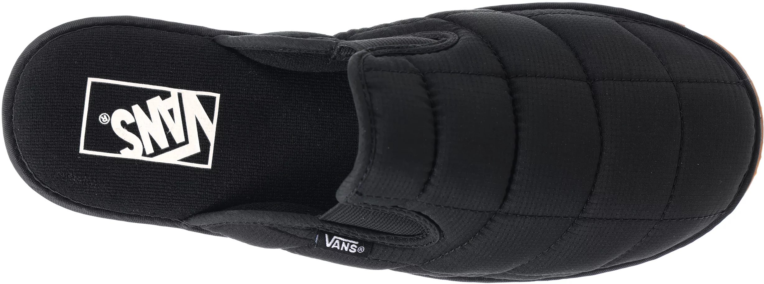 【VANS】 MTE Quilted Checkerboard Mountain Mule ★ Black Vans MTE Quilted Mountain Mule Slide Checkerboard