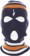 Deathwish Gang Logo Ski Mask - navy/orange - front