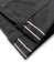 Tactics Double Knee Jeans - raw black selvedge - cuff 2