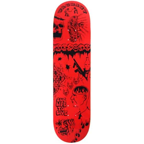 Planche De Skate BAKER Barry Kl – 8.5″ – Rouge – Neuve