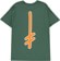 Deathwish The Truth T-Shirt - forest green - reverse