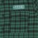 Baker Brand Logo Insulated Flannel Jacket - green - front detail