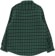 Baker Brand Logo Insulated Flannel Jacket - green - reverse