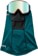 Anon M4 Cylindrical Goggles + MFI Face Mask & Bonus Lens - deep emerald/perceive variable blue + cloudy pink lens - alternate