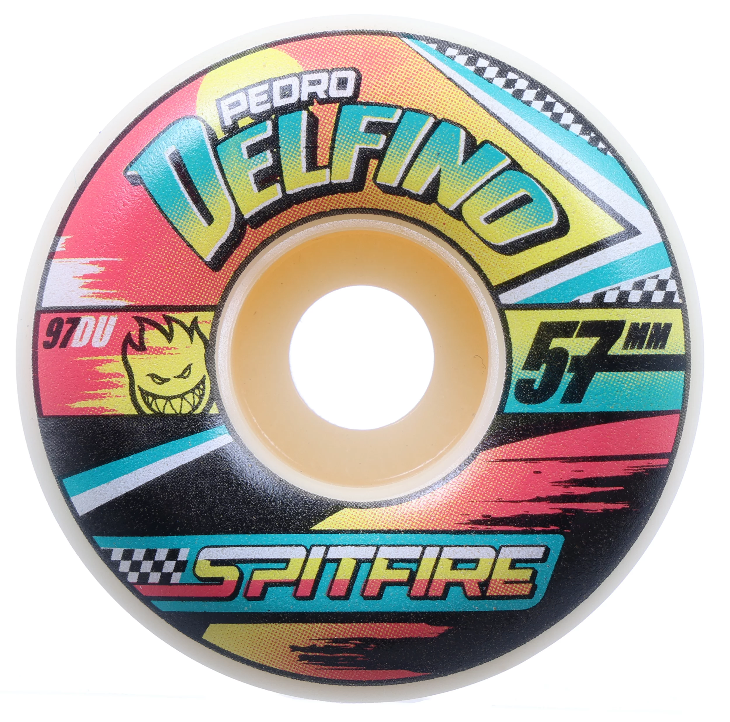 ファッションなデザイン Spitfire Wheels Skateboard Radial Four Formula Pro Delfino スケートボード