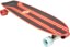 Globe Sidewalk Slider 28" Complete Cruiser Skateboard - red/spider - angle