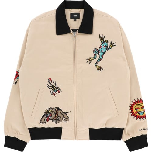 ジャケット・アウター HUF BLEDSOE WORK JACKET L HUF Bledsoe Work Jacket - natural | Tactics