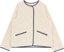 Rhythm Women's Check Quilted Jacket - cream