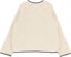Rhythm Women's Check Quilted Jacket - cream - reverse