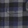 Independent Belmont Flannel Shirt - navy - front detail