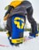 Tactics Union Strata Snowboard Bindings 2025 - navy/gold - Lifestyle 1