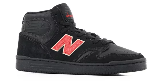New Balance Numeric 480 High Skate Shoes - (chocolate) black/gum