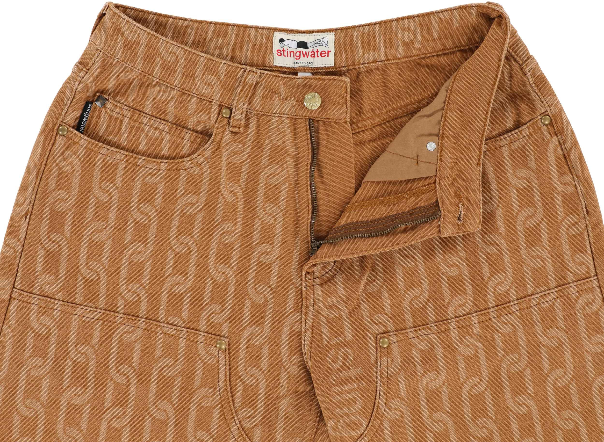 Stingwater Canvas Double Knee Chain Shorts - buckwheat | Tactics
