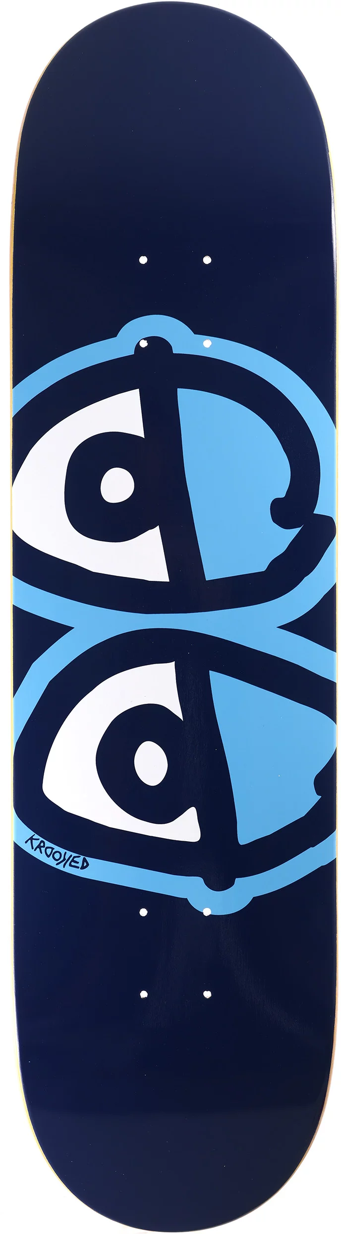Krooked Team Eyes 8.38 Easy Rider Skateboard Deck - blue | Tactics