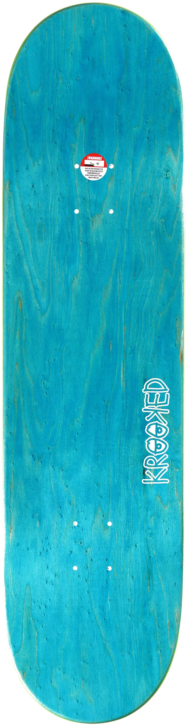 Krooked Team Eyes 8.38 Easy Rider Skateboard Deck - blue | Tactics