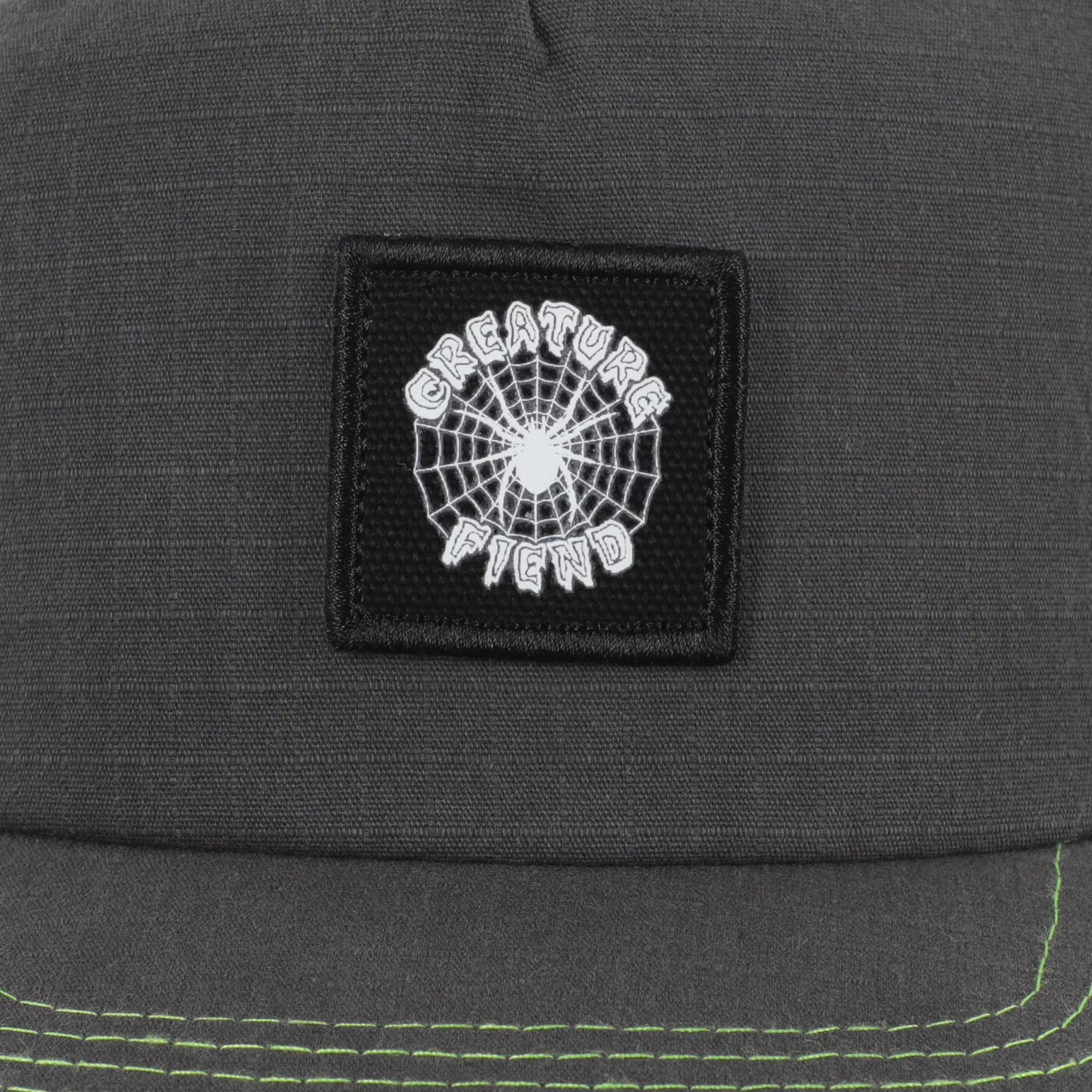 Creature Web Snapback Hat grey/black Tactics