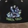 Santa Cruz Scratched Snapback Hat - black/dusty brown - front detail