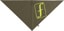 Forum 3-Layer Bandana Mask - gremlin olive - front