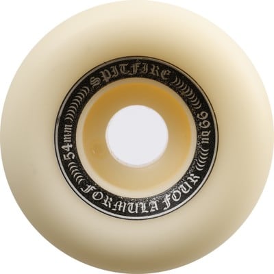 Spitfire Formula Four OG Classic Skateboard Wheels - white/silver
