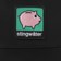 Stingwater Piggy Bank Trucker Hat - black - front detail