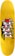 Polar Skate Co. Trumpets 8.75 Football Shape Skateboard Deck - yellow