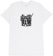 Swim Skateboard Co Skull Stretch T-Shirt - white