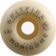 Spitfire Yuto Pro Formula Four Classic Skateboard Wheels - cherry blossom/natural (99d) - reverse