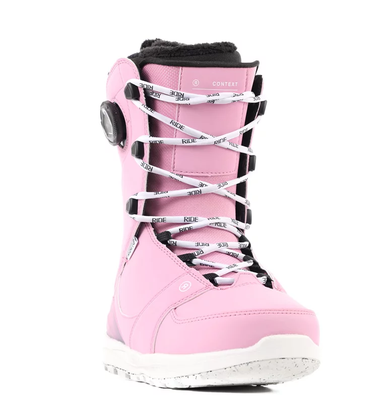 DC スノーボードブーツ ピンク 24-25モデル . RIDE .『 CONTEXT』. Pink . ライド . コンテクスト