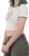 Dime Women's Carnival Baby T-Shirt - off-white - side