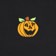 Halloween Stickers Skateboards Dancing Pumpkins T-Shirt - black - front detail