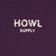 Howl DWR Hoodie - eggplant - front detail