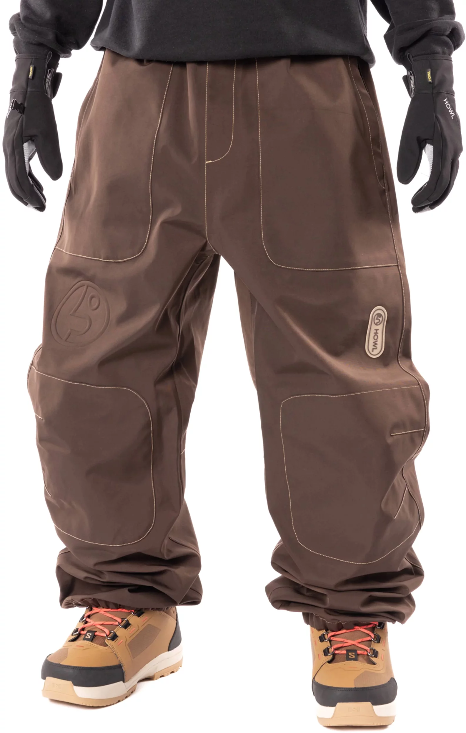 HOWL PUBLIC × HOWL PANT Howl x Public Brown 10K Snowboard Pants 2025 | Zumiez