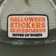 Halloween Stickers Skateboards House Of Bones Trucker Hat - army - front detail