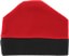 Spiral Wax Co Baker Fleece Beanie - red - reverse