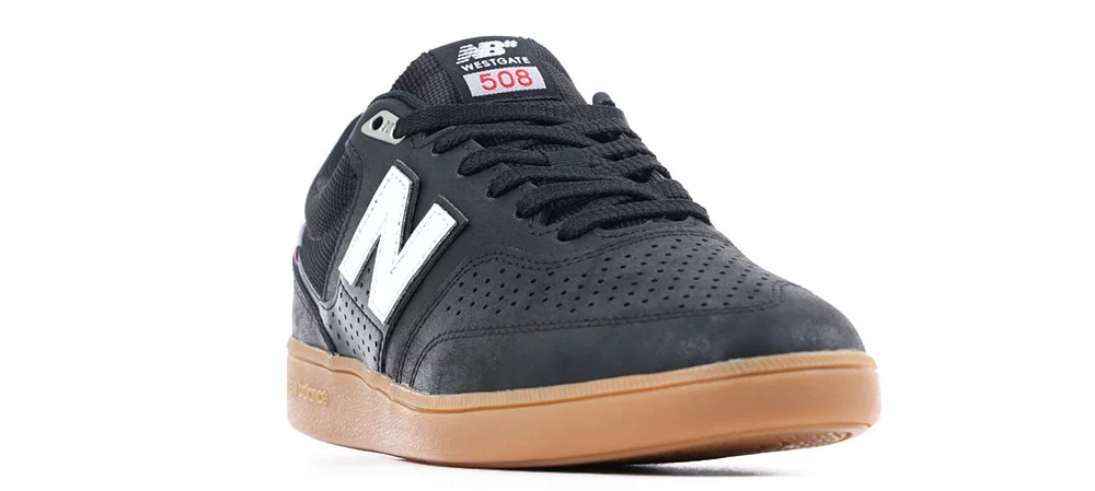 New Balance Numeric 508 Brandon Westgate Skate Shoes - black/gum