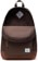 Herschel Supply Heritage V2 Backpack - chocolate brown crosshatch/tan - open