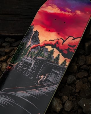 Tactics Real x Tactics Railway 8.5 Skateboard Deck