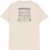 Tactics Bend Shop T-Shirt - natural - reverse