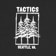 Tactics Seattle Trees T-Shirt - black - front detail