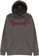 Independent Skull Span Hoodie - charcoal