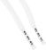 Thirtytwo Boot Laces - white - detail