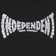 Independent Skull Span Hoodie - black - front detail