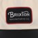Brixton Grade Snapback Hat - off white/black - front detail